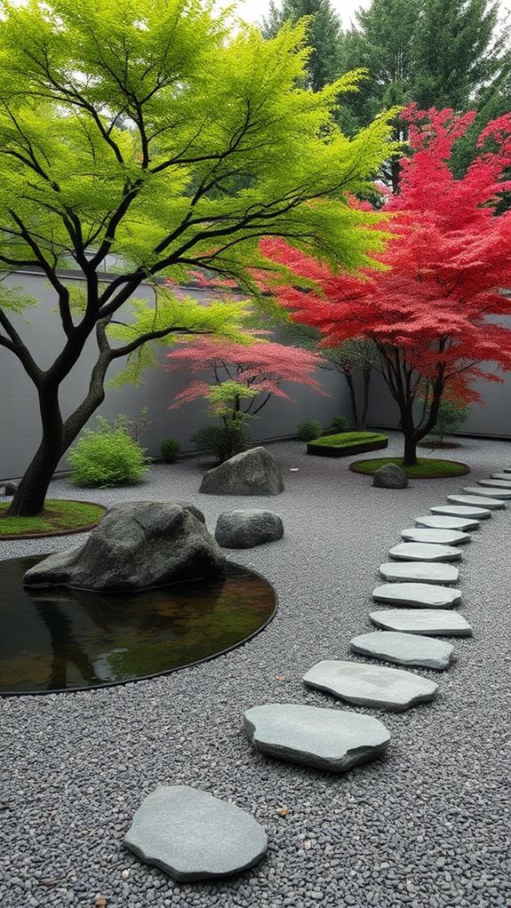 tranquil japanese garden design