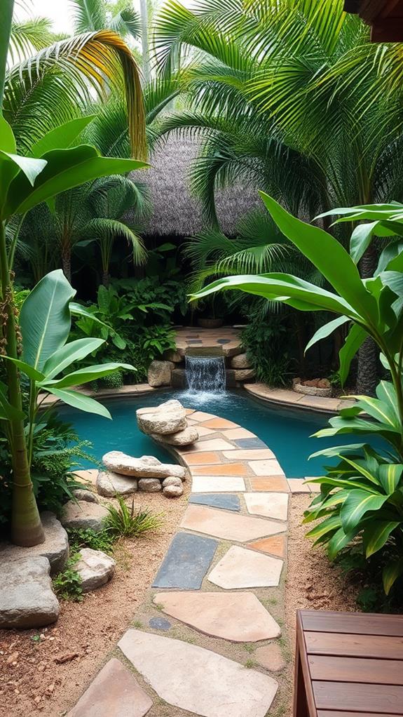 tropical oasis pool design