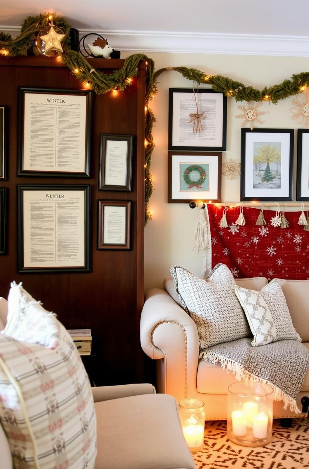 Hang Cozy Wall Art with Winter Themes