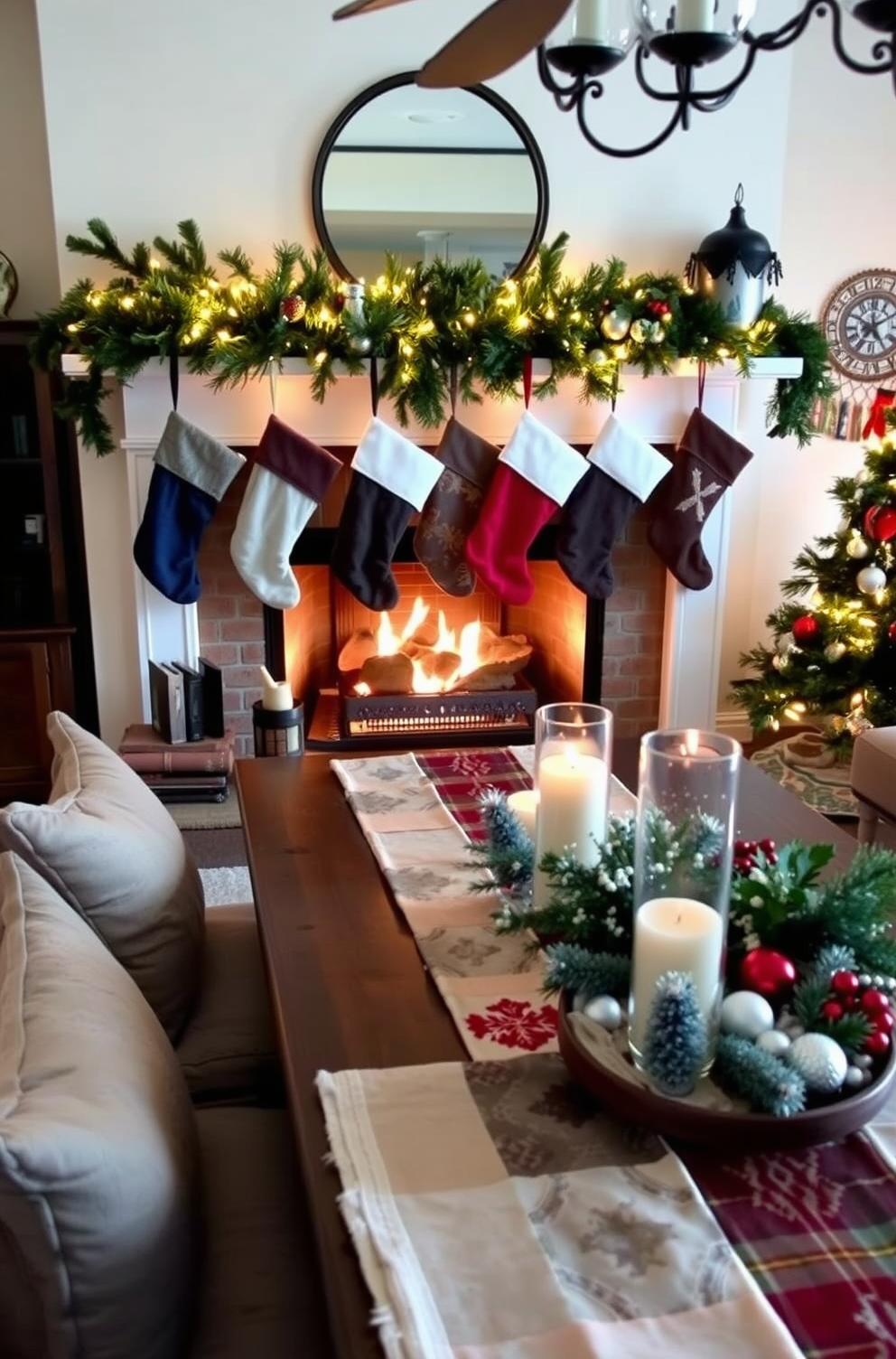 Utilize Stockings as Decorative Pieces